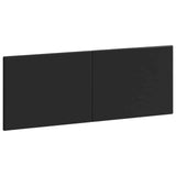Wall-Mounted Headboard BREDA Black Engineered Wood 897616