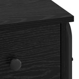 Desk with Storage Black Oak 100 x 50 x 75 cm 8008002