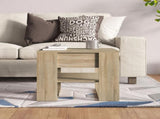 Coffee Table Sonoma Oak 55.5x55x45 cm Engineered Wood 810911
