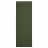 Plant Stand Olive Green 30 x 30 x 80 cm Weathering Steel 8012494