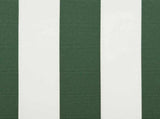 Retractable Awning Green and White 450 x 350 x 165 cm 3331185