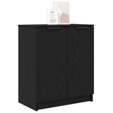 Shoe Cabinet Black Oak 59 x 35 x 70 cm Engineered Wood 862100