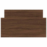 Bed Frame without Mattress Brown Oak 100x200 cm Engineered Wood 835938