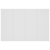 Bed Headboard with Cabinets White Engineered Wood 3115676