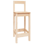 5 Piece Bar Set Solid Wood Pine 3124742
