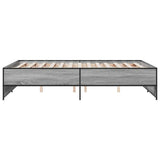 Bed Frame without Mattress Grey Sonoma 120x200 cm 3279895