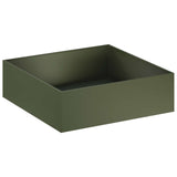 Garden Planter Olive Green 100 x 100 x 30 cm Cold-rolled Steel 8005084