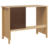 Desk with Drawers with Drawer HILL Honey Brown 100 x 45 x 74 cm 42025038
