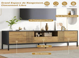 170*35*50cm TV cabinet,TV board, TV console with 2 cabinets and 1 drawer, TV table, TV stand, living N605P417178N