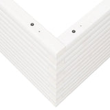 Garden Planter White 110x110x46 cm Solid Wood Pine 3282435