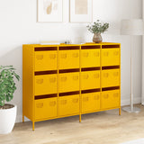 Sideboard Mustard Yellow 135x39x103.5 cm Cold-rolled Steel 3307176