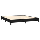 Bed Frame without Mattress Black 180x200 cm Super King Super King Fabric 349829