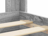 Bed Frame with Storage and Headboard Grey Sonoma 90 x 200 cm 3414512