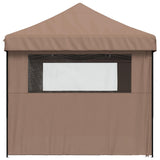 Party Tent Folding Brown 292 x 580 x 315 cm Oxford Fabric 42023669