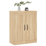 Wall Mounted Cabinet Sonoma Oak 69.5x34x90 cm Engineered Wood 830375