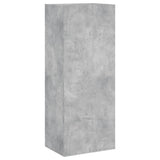 4 Piece TV Wall Units Concrete Grey Engineered Wood 3216503