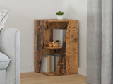 Side Shelf Old Wood 33 x 32 x 70.5 cm Engineered Wood 892415