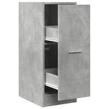 Apothecary Cabinet Concrete Grey 30x41x77.5 cm Engineered Wood 855154