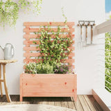 Garden Planter with Rack 79x39.5x114 cm Solid Wood Douglas 832524