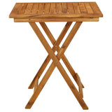 Garden Dining Set Wooden Brown Solid Acacia wood Compact Foldable 3058257