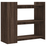 Console Table Brown Oak 100x35x90 cm Engineered Wood 848478