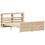 Bed Frame with Headboard without Mattress 150x200 cm King Size 3306023