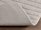 Indoor Rug GALATI Cream 120 x 120 cm Polyester 42022798