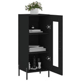 Sideboard Black 34.5x34x90 cm Engineered Wood 828805