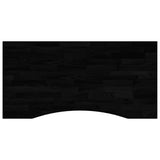 Desk Top Dark Brown 100x60x2.5 cm Solid Wood Oak Rectangular 4009033