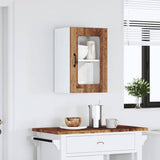 Kitchen Wall Cabinet with Glass Door Lucca Old Wood 853775