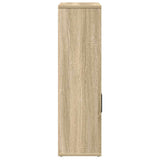 Bookcase Sonoma Oak 60x24x85 cm Engineered Wood 860411