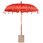 Balinese Parasol Red 210-220 cm Cotton, solid wood 3356899