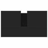 Bathroom Cabinet Black 58x33x60 cm Engineered Wood 831589