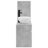Bathroom Furniture Set 2 pcs Concrete Grey 33 x 34.5 x 100 cm 3406136