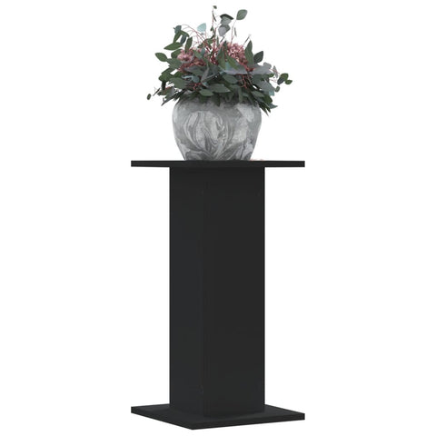 ZNTS Plant Stands 2 pcs Black 30x30x60 cm Engineered Wood 3307856