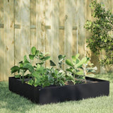 Garden Raised Bed Black 100x100x33.5 cm Steel 851024