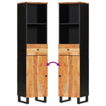 3 Piece Bathroom Furniture Set Solid Wood Acacia 3200638