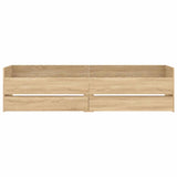 Bed Frame with Storage Sonoma Oak 80 x 200 cm Engineered Wood 3429614