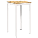 Garden Bar Table White 60 x 60.5 x 105 cm Solid Acacia Wood 901773