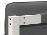 Upholstered Headboard White and Light Grey 180 cm 880112