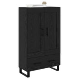 Highboard Black Oak 69.5 x 31 x 115 cm Engineered Wood 882588