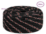 Multipurpose Utility Rope 20 mm 50 m Black and Red PP 3472950