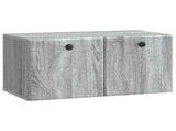 Wall-Mounted TV Cabinet Grey Sonoma 59.5 x 31 x 30 cm 899221