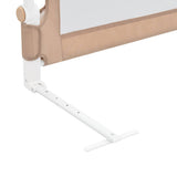 Toddler Safety Bed Rail Taupe 150x42 cm Polyester 10165