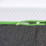 Mattress White and Grey 90 x 200 cm Pocket Spring 4106371