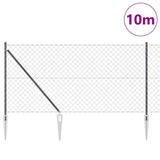 Welded Wire Fence with Spikes 10 x 1.4 m 3351187