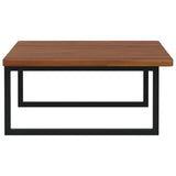 Basin Shelf Wall Mounted Steel and Solid Wood Oak 3302489