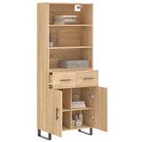 Highboard Sonoma Oak 69.5x34x180 cm Engineered Wood 3200540