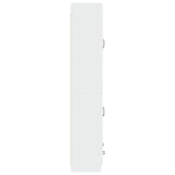 Cabinet Set 2 pcs High Gloss White Engineered Wood 3416938
