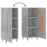 Sideboard Concrete Grey 34.5x34x90 cm Engineered Wood 830424